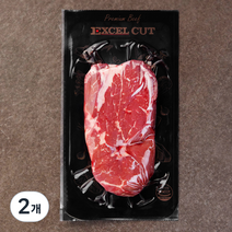 엑셀컷 척아이롤 스테이크 컷 (냉장), 200g, 2개