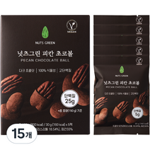 넛츠그린 피칸 초코볼, 150g, 3개