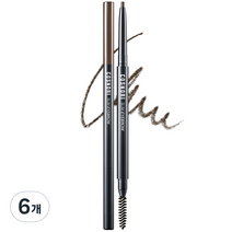 코스노리 슬림 아이브로우 오토 펜슬 0.13g, 04초코무스, 6개
