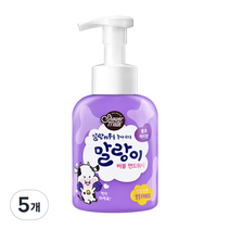 샤워메이트 말랑이 버블 핸드워시 블루베리, 500ml, 5개