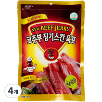 코주부 징기스칸 육포 순한맛, 130g, 4개