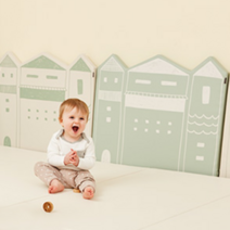 알집매트 메종 벽매트 2종 세트, 딥올리브, 라이트올리브