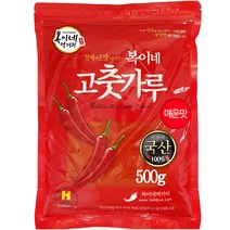 복이네먹거리 국산 고추가루 매운맛 청양20% 떡볶이 소스용, 500g, 1개
