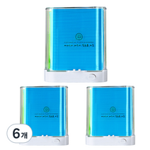 따리드리 스마일 유아 어린이 치실 88개, 그린 + 블루, 88개입, 6개