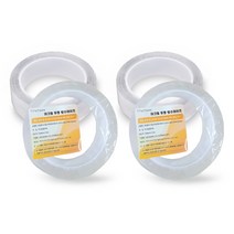 일상나눔 틈새차단 방수 아크릴 테이프 3cm x 5m, 투명, 4개