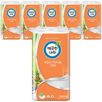 깨끗한나라 데일리 키친타올 그린티 150매, 48개