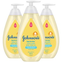존슨즈베이비 탑투토 베이비 바스, 500ml, 3개