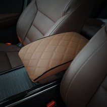 다온굿즈 더 뉴 쏘렌토 차량용 엣지 콘솔쿠션, 브라운, 1개