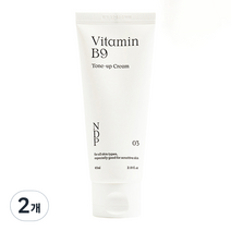 내추럴더마프로젝트 비타민 B9 톤업 미백크림 65ml, 2개