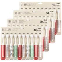 크리오 MY BRUSH 항균초극세모 칫솔, 10개입, 4개