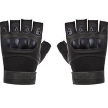 클래식 너클가드 오토바이 반장갑 양손 세트 H타입, 블랙