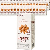 바디랩 리얼아몬드 95.5, 190ml, 72개