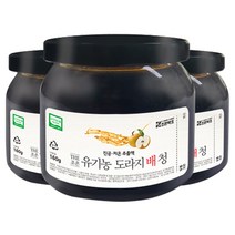 조은약초 유기농 도라지 배 청, 160g, 1개입, 3개