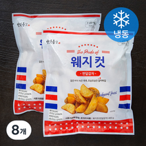 맛잇동 7 웨지컷 반달감자 (냉동), 8개, 400g