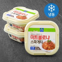 면사랑 미트 볼로냐 스파게티 (냉동), 330g, 3개