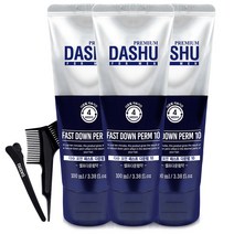 다슈 포맨 프리미엄 패스트 다운펌 10 100ml 브러쉬콤브 + 집게 + 장갑 + 펌지, 3개