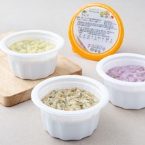 풀무원 베이비밀 완료기 이유식 D세트, (찹쌀한우애호박진밥 + 참깨오이계란 진밥 + 닭가슴살적양배추브로콜리진밥) x 170g, 1세트