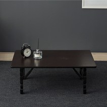 조은세상 LPM 접이식 테이블B 800 x 600 mm, 블랙