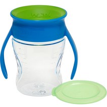 와우컵 베이비 트라이탄 빨대컵 207ml, 1개, 블루