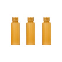더자카 베이직 똑딱 공병 100ml, 살구, 3개입
