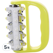 롤러형 돌기 마사지기, 5개, 연그린