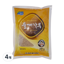 청은 들깨가루, 4개, 200g