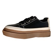 JCP 라떼 밴딩 벨크로 플랫폼 스니커즈