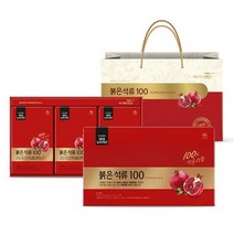 [석류선물세트] 대상웰라이프 붉은석류 100 + 쇼핑백, 50mlx30포, 1개