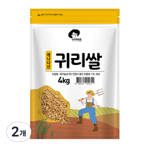 엉클탁 캐나다산 귀리쌀, 4kg, 2개