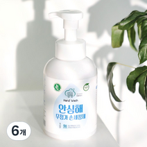 강청 안심해 손세정제, 6개, 500ml
