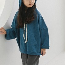 아동용 슬랍 후드 티셔츠