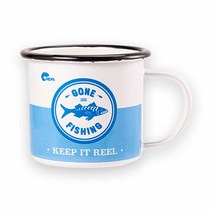 네파 법랑 캠핑 머그컵 360ml, 피싱, 1개