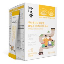 바료랑 우리 유산균 패밀리 프로바이오틱스, 60g, 1개