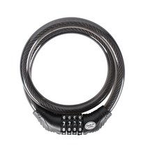 비바로 케이블 자물쇠 12 x 650 mm R22, 1개, 블랙