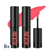 머지 더 퍼스트 벨벳 립 틴트 4.5g, 셜리 템플, 6개