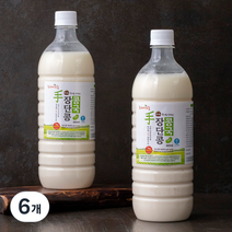 프레시오늘 신선냉장 껍질째 손수 영양가득 진한 윤성순장모님 장단콩 콩국, 800ml, 6개