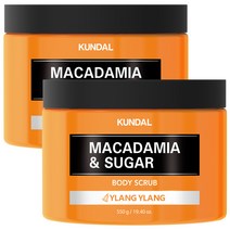 쿤달 슈가 바디 스크럽 일랑일랑향, 550g, 2개