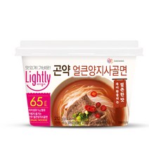 대상 라이틀리 곤약 얼큰양지사골면, 212g, 1개
