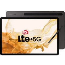 삼성전자 갤럭시탭 S8 플러스 SM-X806, 그라파이트, 256GB, 5G