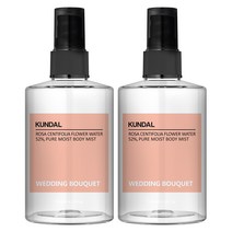 쿤달 퓨어 바디미스트 웨딩부케향, 128ml, 2개
