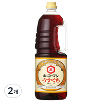 기꼬만 우스구치 간장, 1.8L, 2개