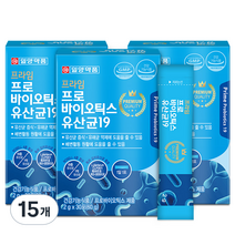 일양약품 프라임 프로바이오틱스 유산균19, 15개, 60g