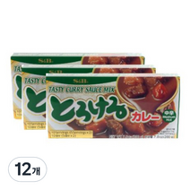 에스비 토로케로 카레 중간맛, 200g, 12개