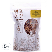 연고농장 볶은 옥수수차, 500g, 5개