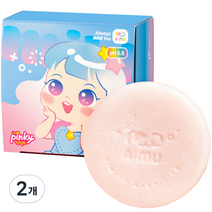 핑크공주 핑키 키즈 온가족 헤어 트리트먼트바, 100g, 2개