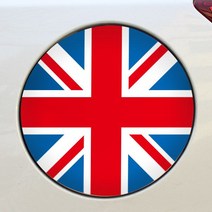 루키마켓 영국국기 주유구 데코스티커, 2개
