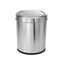 스텐레스 스윙휴지통 8L, 1개
