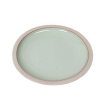 수미 넓은원형접시, 그린, 1개