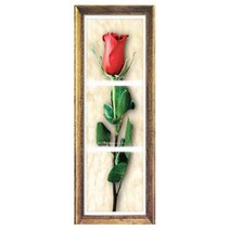 홈앤아이디어 패브릭 미니액자 스티커, Rose of Love