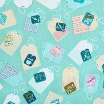 티백무늬 프린트 원단, 런던, 1개